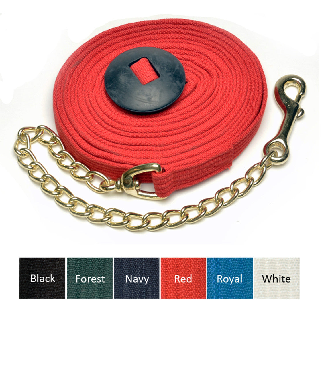 Jack's lunge line with chain