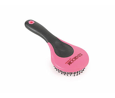 EZI-GROOM Grip Mane & Tail Brush - Bright Pink