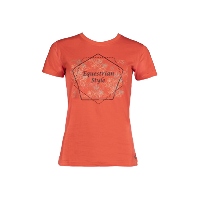 HKM T-shirt -Savona Print- Style - Red