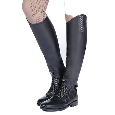 HKM Half chaps -Killarney- Black