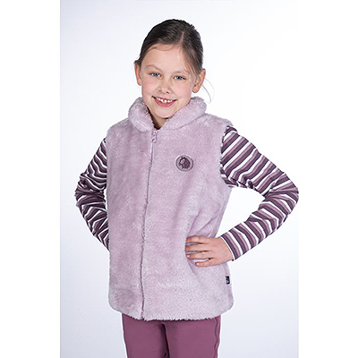 HKM Teddy vest -Alva- Mauve