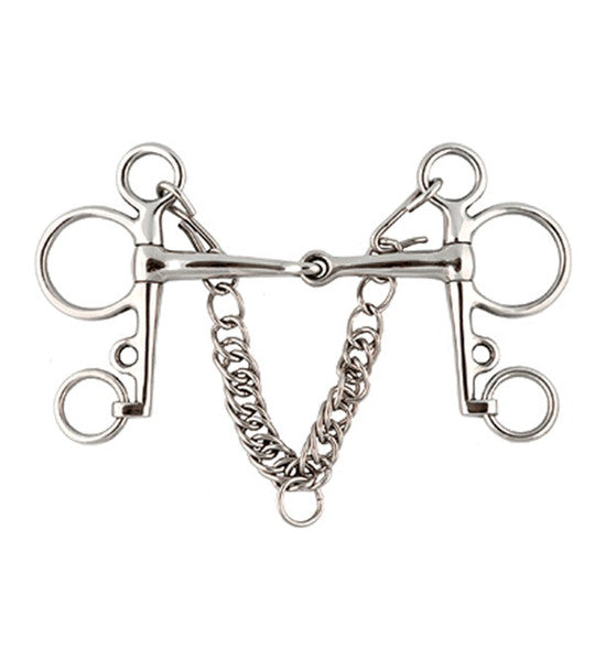 Jacks Stainless Steel Jointed Pelham Bit