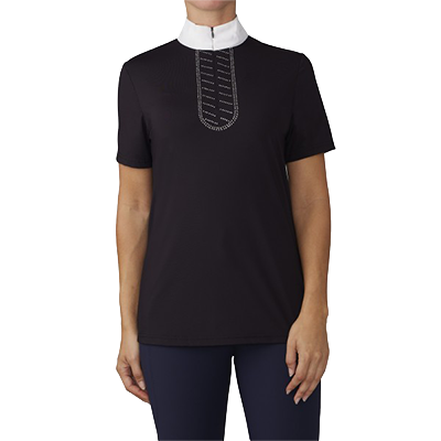 Ovation®® Ladies Glamour Short Sleeve Show Shirt - Black