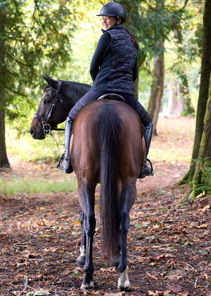 Horse Reflection Quilted Vest