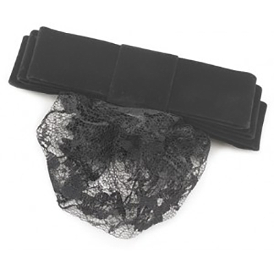 EquiStar Classic Velveteen Show Bow - Black