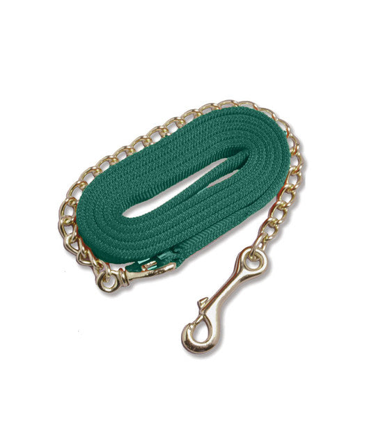 Jacks Lead Shank with 24" Brass Plated Chain