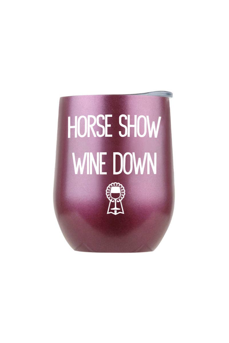 Horse Show Wine Down Insulated Cup