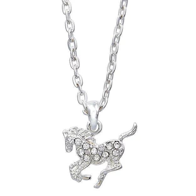 AWST Int'l Aqua Precious Pony Necklace
