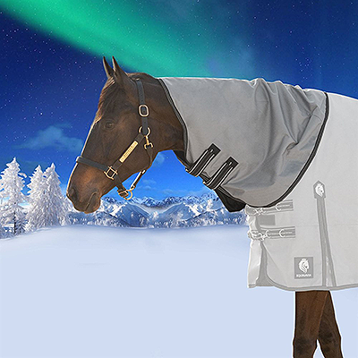 Equinavia Arktis Turnout Neck Cover 200g - Carbon Gray