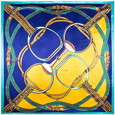 AWST Int'l Stirrups N' Snaffle Scarf - Multi