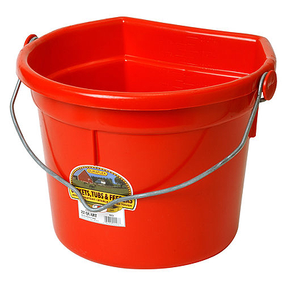 Miller Little Giant DuraFlex Flatback Bucket-Orange