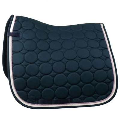 Horze Miami Dressage Saddle Pad - Night Dark Blue/Dawn Purple