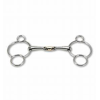 stubben 2280 steeltec 3-ring gag bit