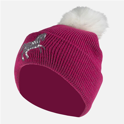Horze Terry Kids Reflective Knitted Hat