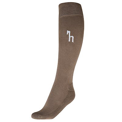 Horze Women's Bamboo Winter Knee Socks - Cocoa Mocha