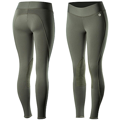 Horze Active Women's Knee Patch Winter Tights