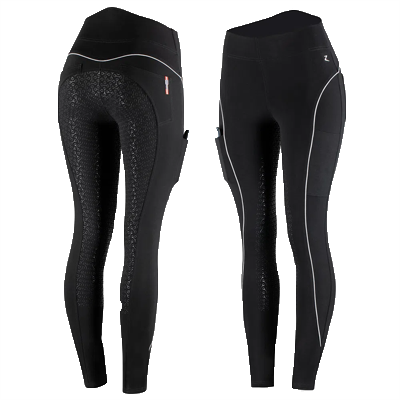Horze Brea Women's Silicone Full Seat Riding Tights with Phone
