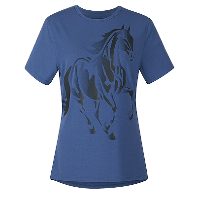 Kerrits Running Wild Horse Tee - Harbor