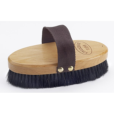 wood back body brush
