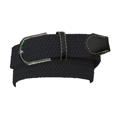 ovation black braided belt