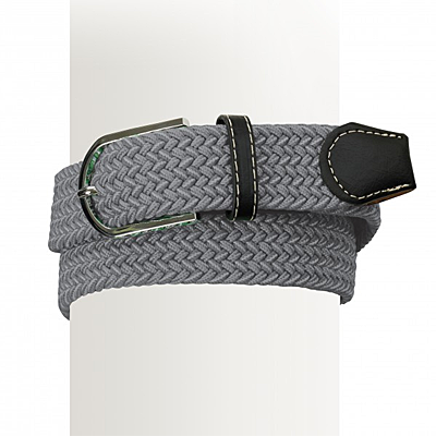 ovation grey braided belt