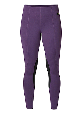 Kerrits Flow Rise Knee Patch Performance Tight - Huckleberry
