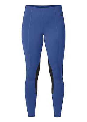 Kerrits Flow Rise Knee Patch Performance Tight - True Blue