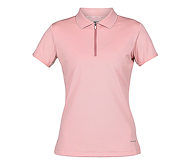 Aubrion Poise Tech Polo - Young Rider - Rose