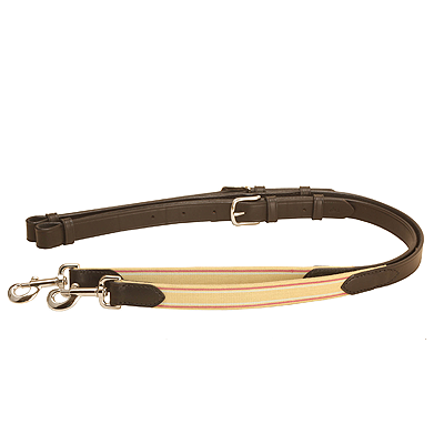 Tory Leather 1” Leather Side Reins - Black