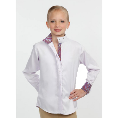 RHC Equestrian Children's Coolmax Wrap Collar Show Shirt