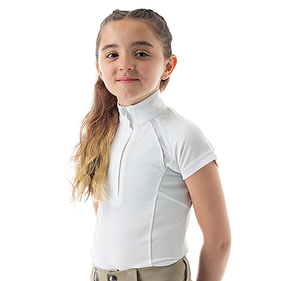 Equinavia Lotta Kids Short Sleeved Show Shirt - White