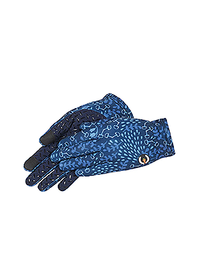 Kerrits Kids Thermo Tech™ Riding Gloves – Print - Ink Snaffle Harmony