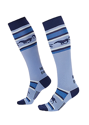 Kerrits Kids Heels Down Wool Socks - True Blue/Ink