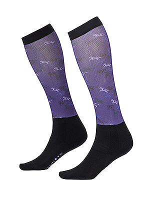 Kerrits Kids Dual Zone Boot Socks - Huckleberry Mini Run Free Multi
