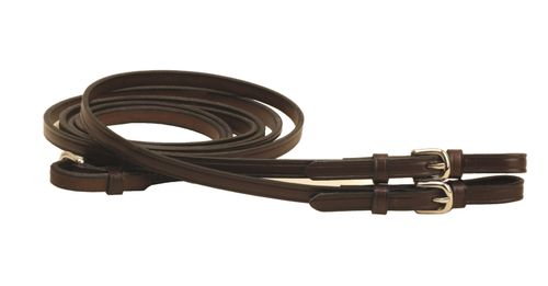 Tory Leather Company 1/2" x 60" Plain Reins with Buckle Bit Ends