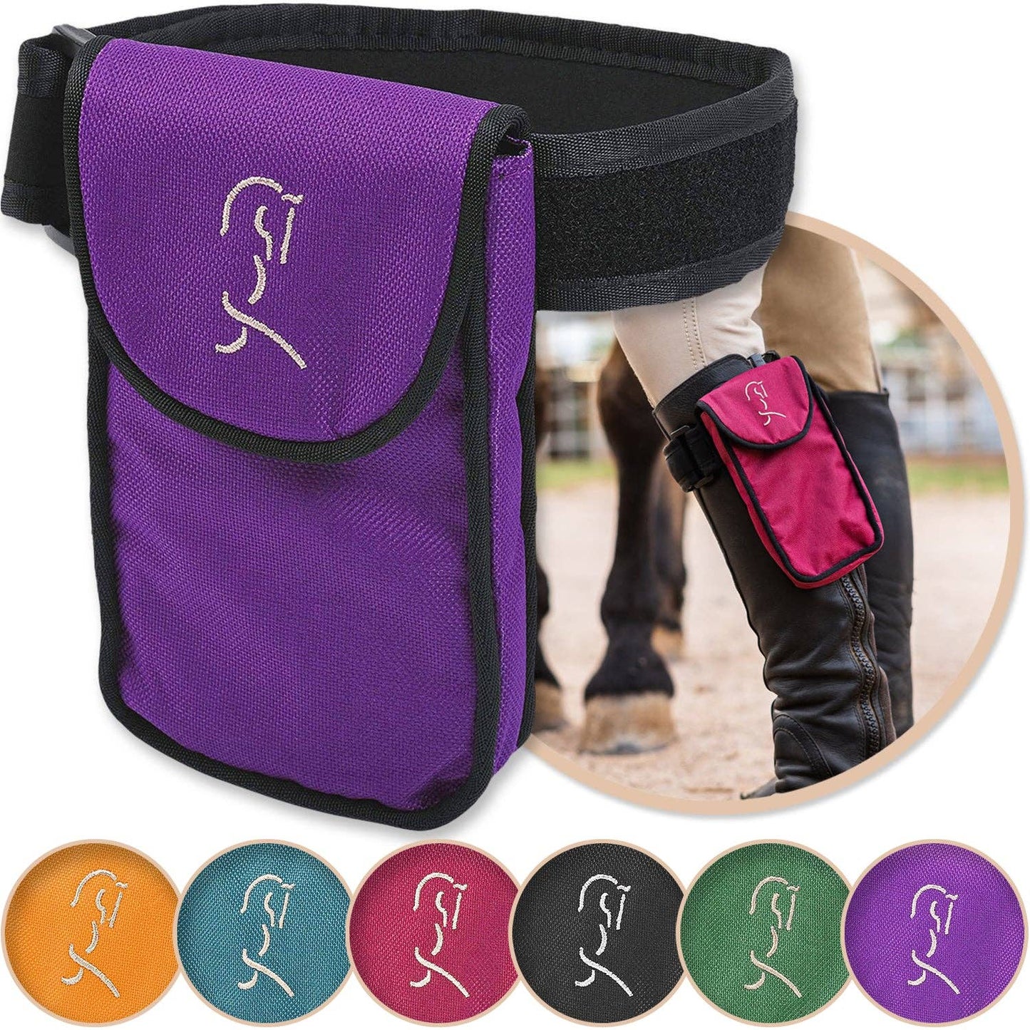 EQUESTRIAN MAGNETIC CELL PHONE HOLDER
