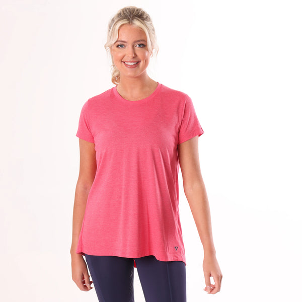 Shires Aubrion Energise Tech T-Shirt - Coral