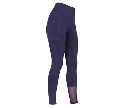 Shires Aubrion Sculpt Riding Tights - Navy