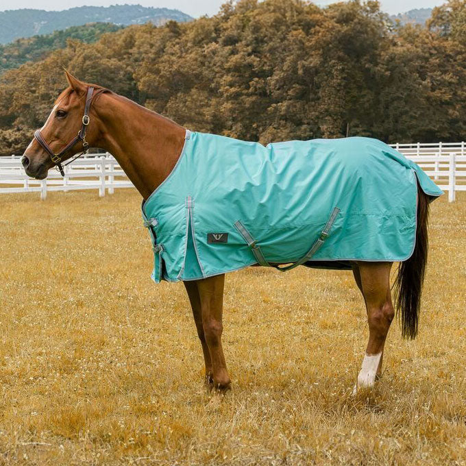 TuffRider 1200 D Comfy Winter Ripstop Turnout Blanket Medium Weight 200 GSM Standard Neck