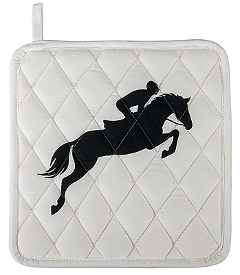 Tuffrider Equestrian Themed Pot Holders - Jumper