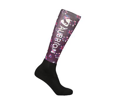 Shires Aubrion Hyde Park Socks - Young Rider - Flower