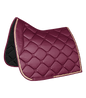 Waldhausen Valencia Saddle Pad - Burgundy Red/Rose Gold