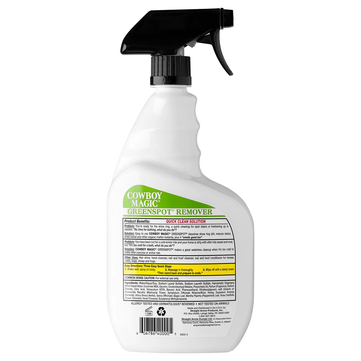 Cowboy Magic GreenSpot Remover Waterless Shampoo 32OZ