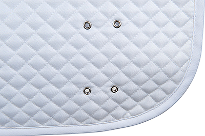 HKM Saddle Pad -Competition- White