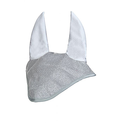 HKM Glitter Mesh Style Ear Bonnet - Light Grey