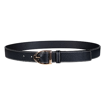 HKM Leather belt -Marrakesh- Black