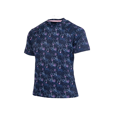 HKM Functional Shirt -Bria- Short Sleeve - Deep Blue