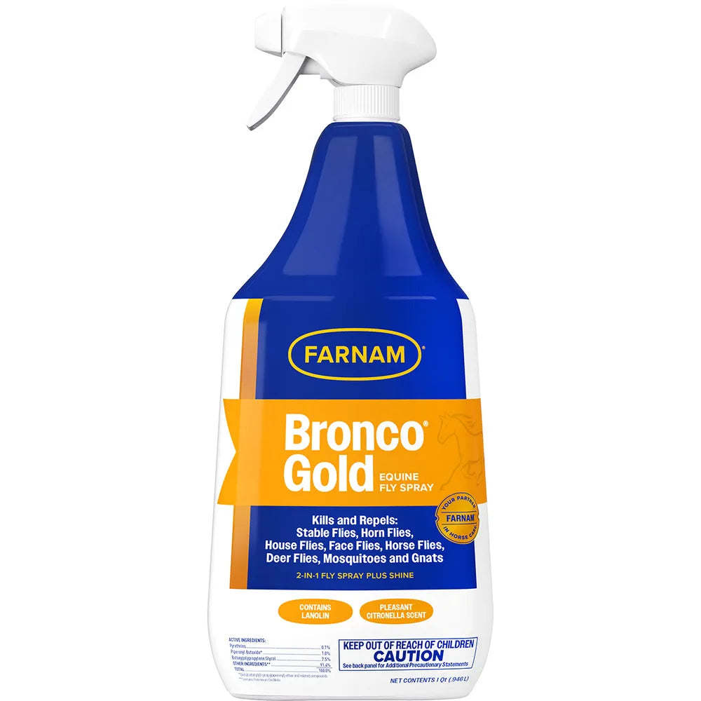 Bronco Gold Equine Fly Spray 32OZ