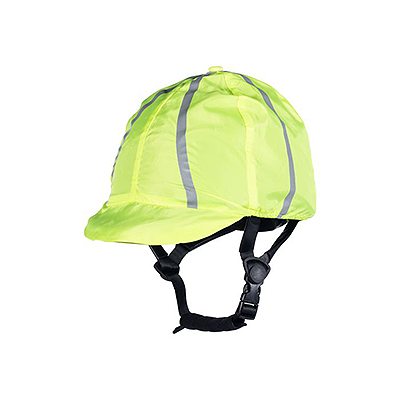 HKM Helmet cover -Reflective- Neon Yellow