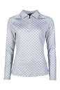 HKM Functional shirt -Rosewood Allover Print- Light Grey